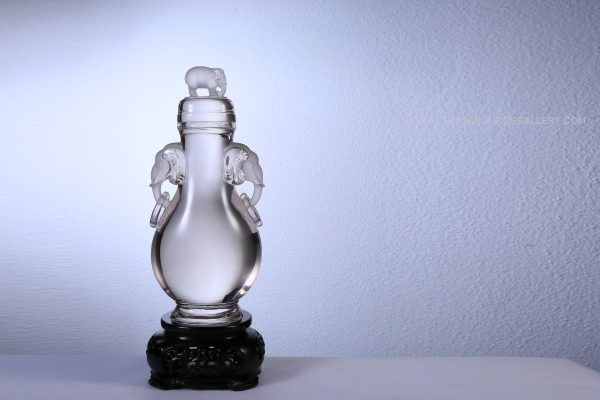 Crystal Elephant Decanter 3