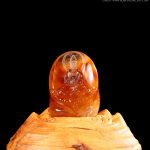 Serene Amber Deity 1