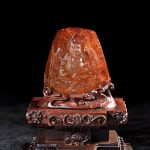 Serene Amber Deity 1