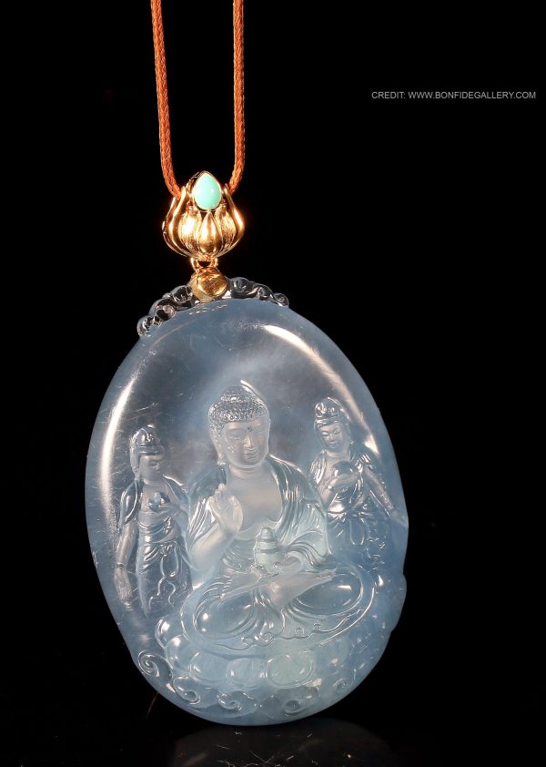 Serene Azure Buddha 1